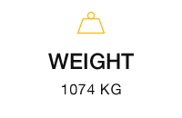 weight 1074 kg