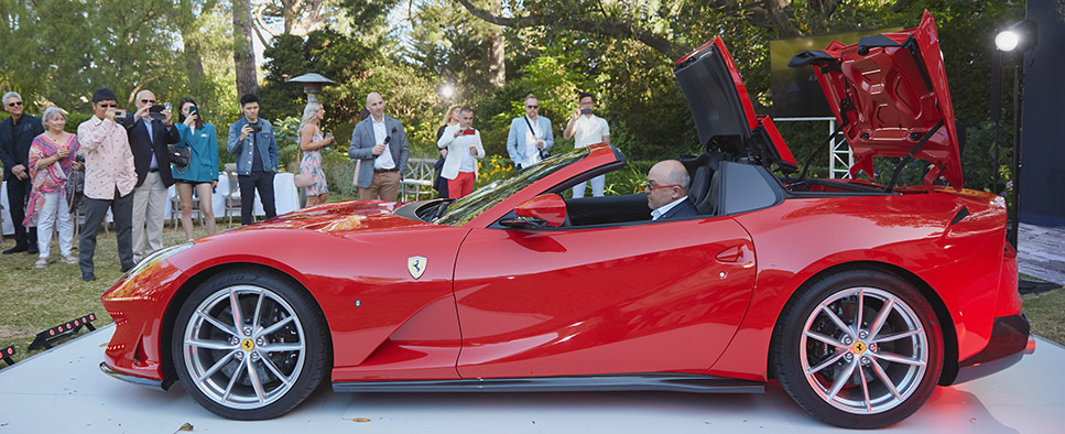 Ferrari Melbourne celebrates the launch of the Ferrari 812 GTS in an intimate Garden Party setting in the Gardens of Como House.