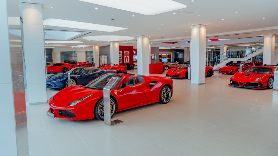 New Ferrari Showroom Now Open